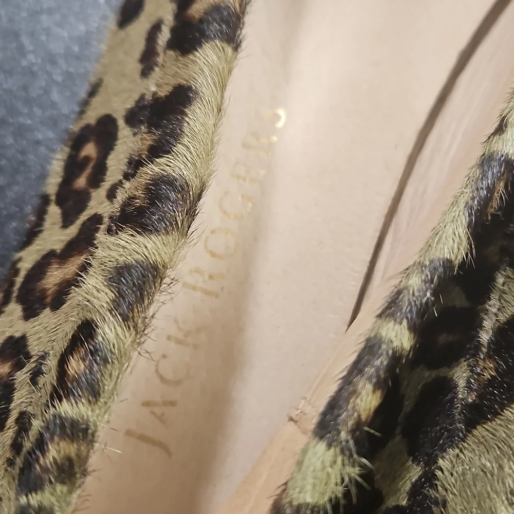 Jack Rogers Haircalf Millie Mocassin Bow Size 9.5